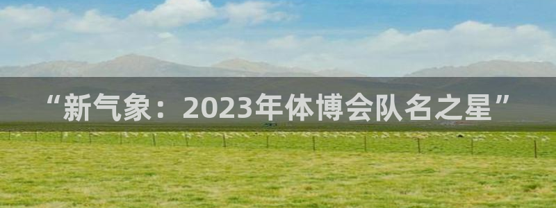 “新气象：2023年体博会队名之星”